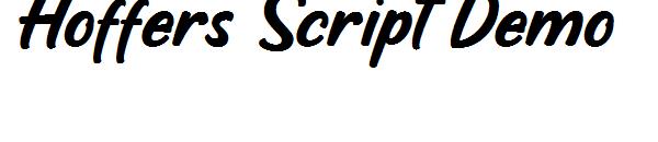 Hoffers Script Demo字体