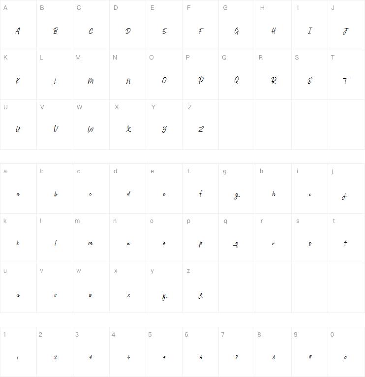 Holiday Script字体