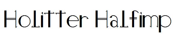 Holitter Halfimp字体