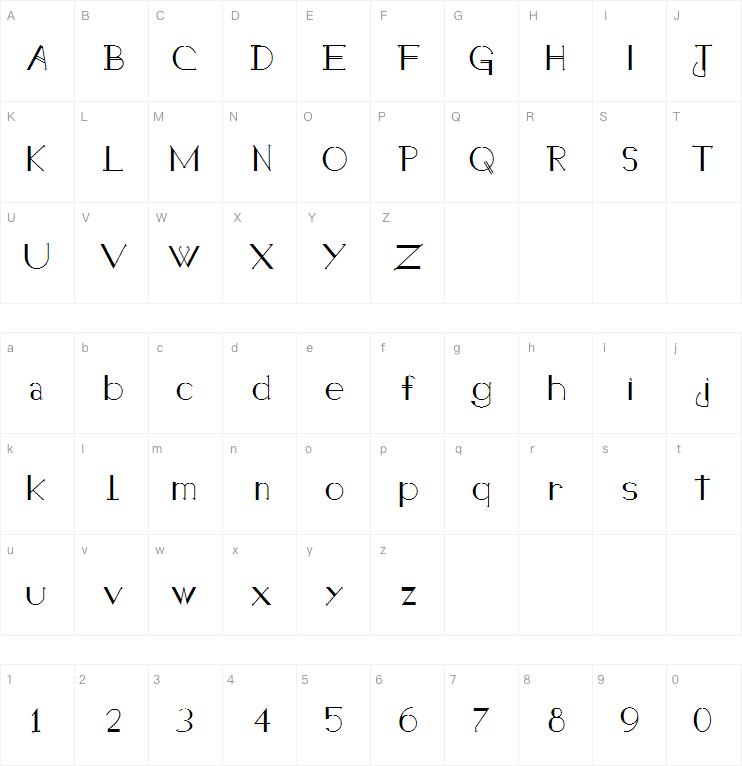 Holitter Halfimp字体