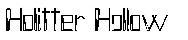 Holitter Hollow字体