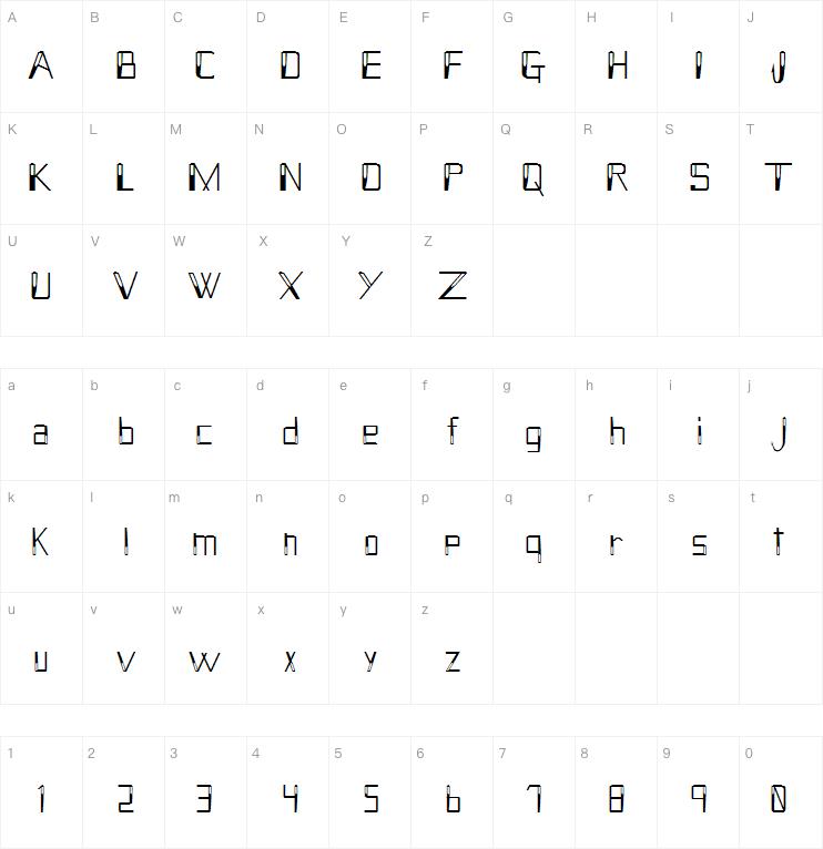 Holitter Hollow字体