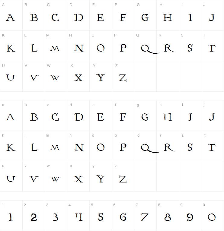 Hopfer Hornbook字体