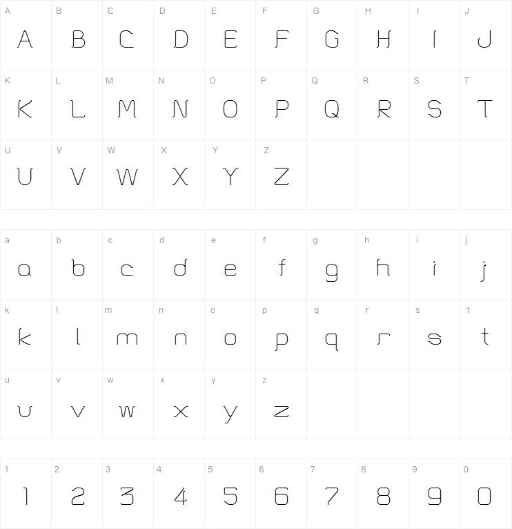 HT Skyline字体