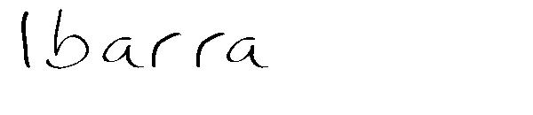 Ibarra字体