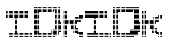 Idkidk字体