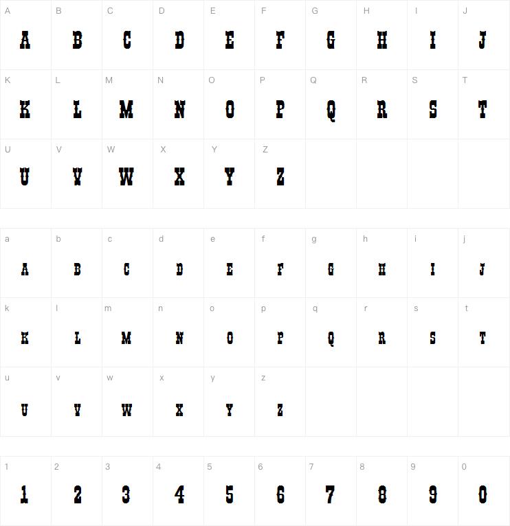 IFC Boothill字体