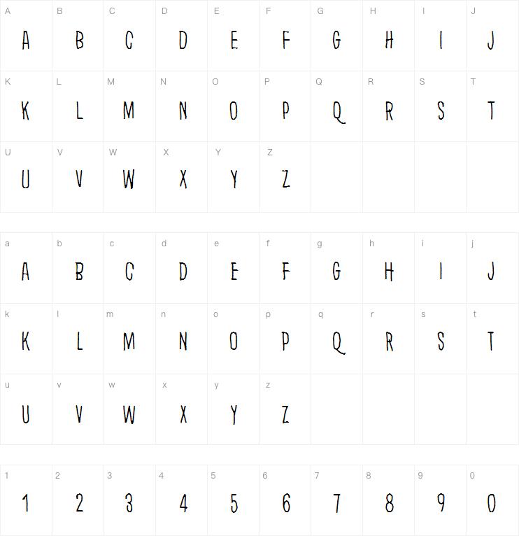 I love the smell of rain字体