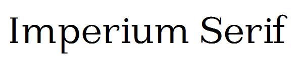 Imperium Serif字体