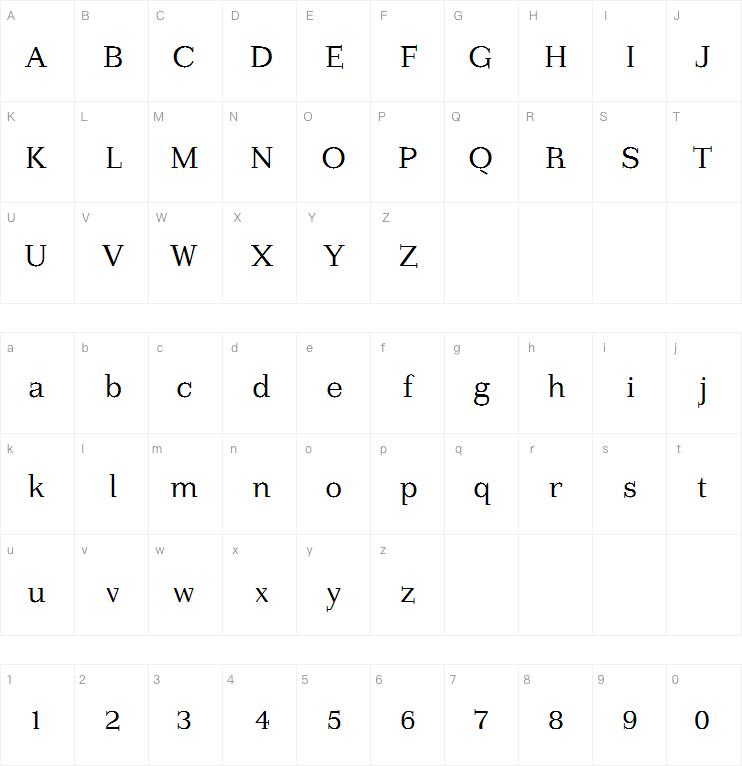 Imperium Serif字体