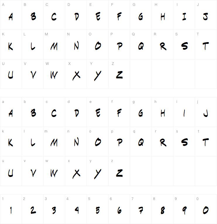 Indie Komiks Sketch字体