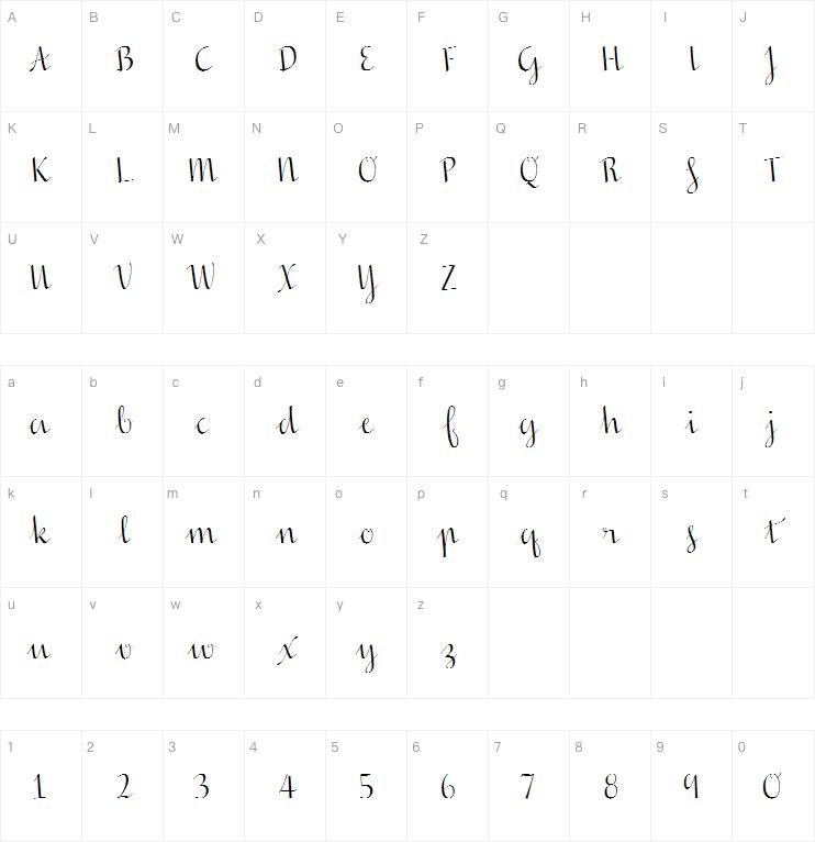 In Screaming Color字体