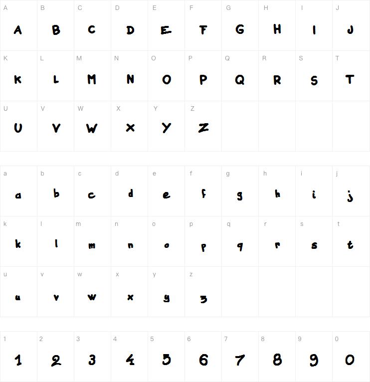 Instant Marker字体