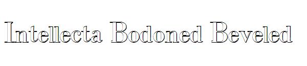 Intellecta Bodoned Beveled字体