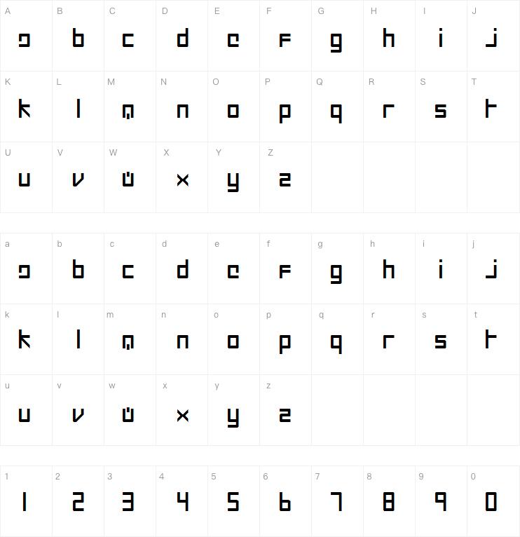 Intercorp II字体