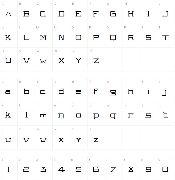Intergalactik Airlines字体