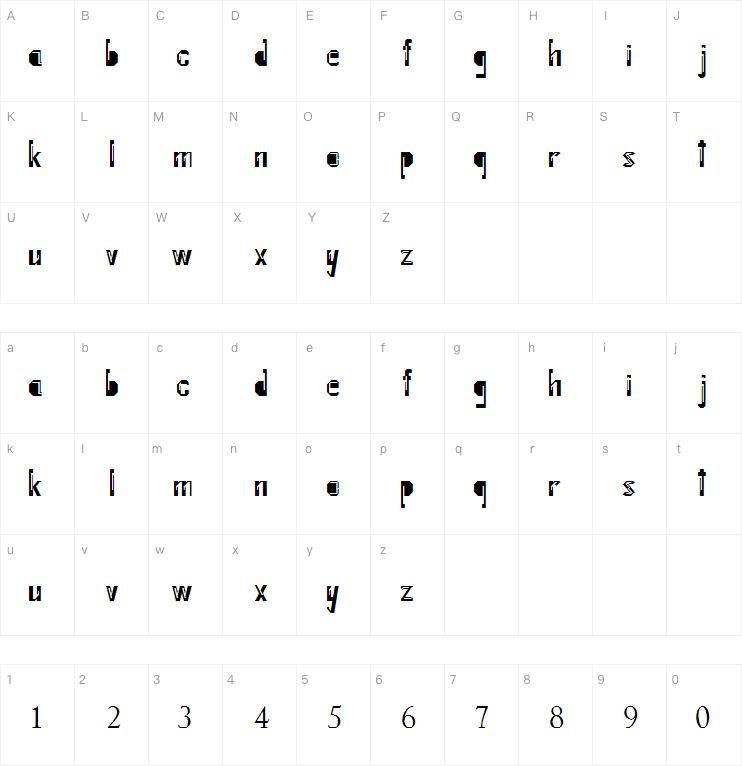 Internal Fratture字体