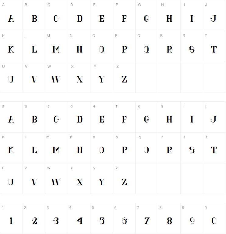 Interpretate One字体