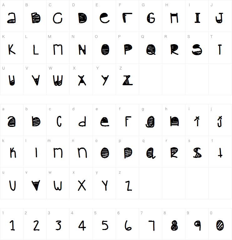 In The Morming字体