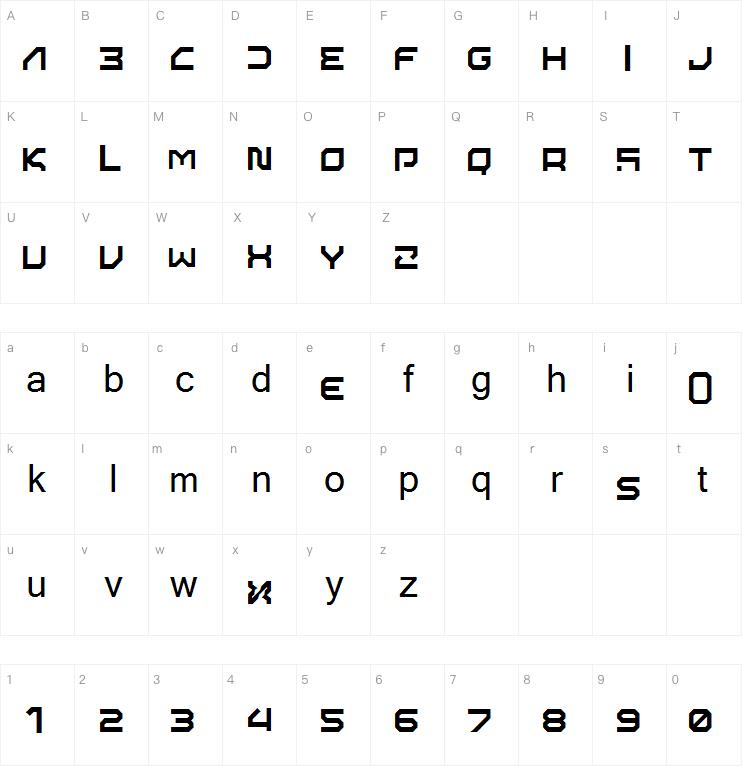 ISL AlphaBot Xen字体