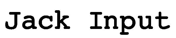 Jack Input