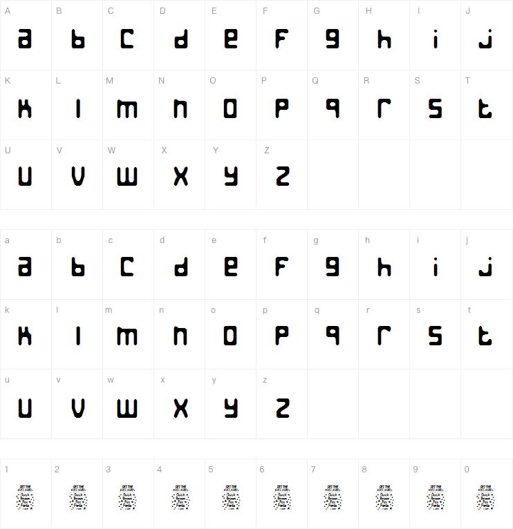 Jed the Humanoid字体