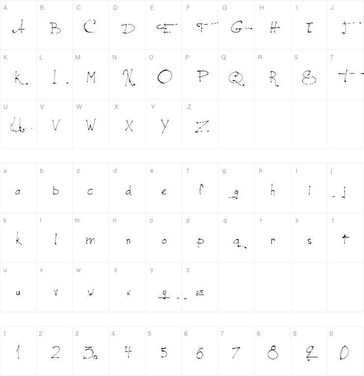 Jellyka - le Grand Saut字体