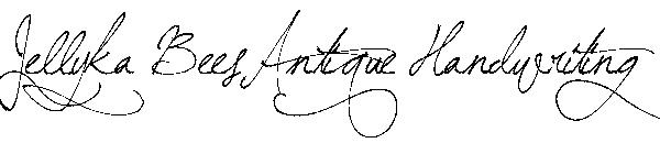 Jellyka BeesAntique Handwriting字体