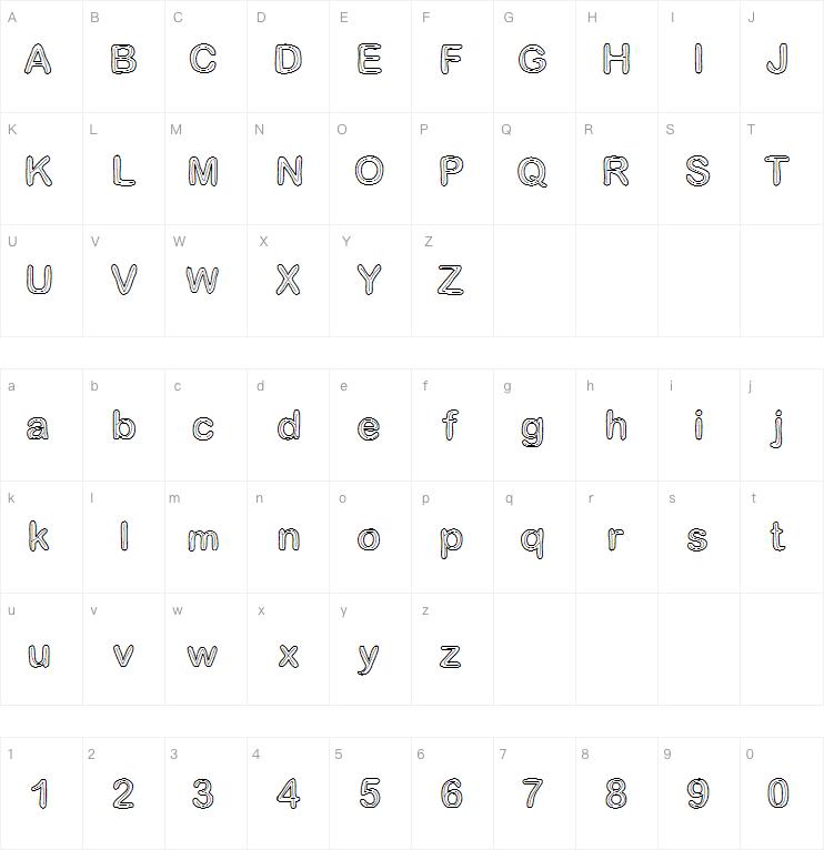 Je suis doublee字体