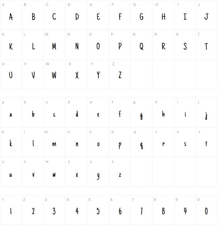 Just Another Hand字体