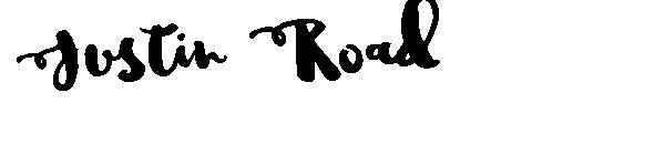 Justin Road字体