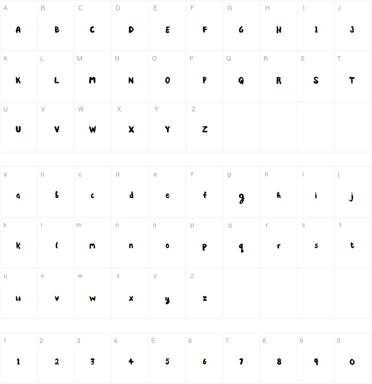 just like heaven字体