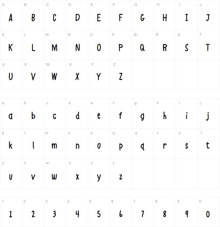K26 Alpha Casual字体