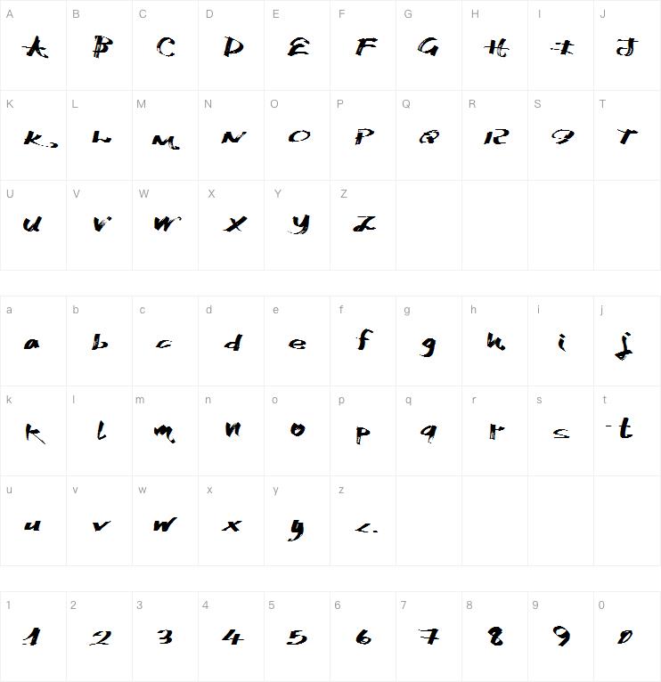 Katchy Markers字体