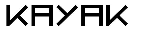 Kayak字体