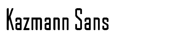 Kazmann Sans字体