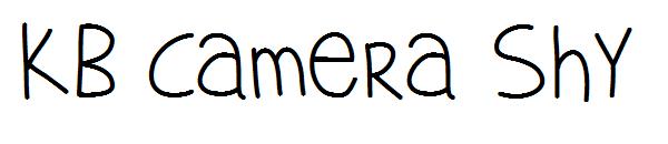 KB Camera Shy字体