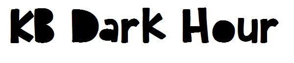 KB Dark Hour字体