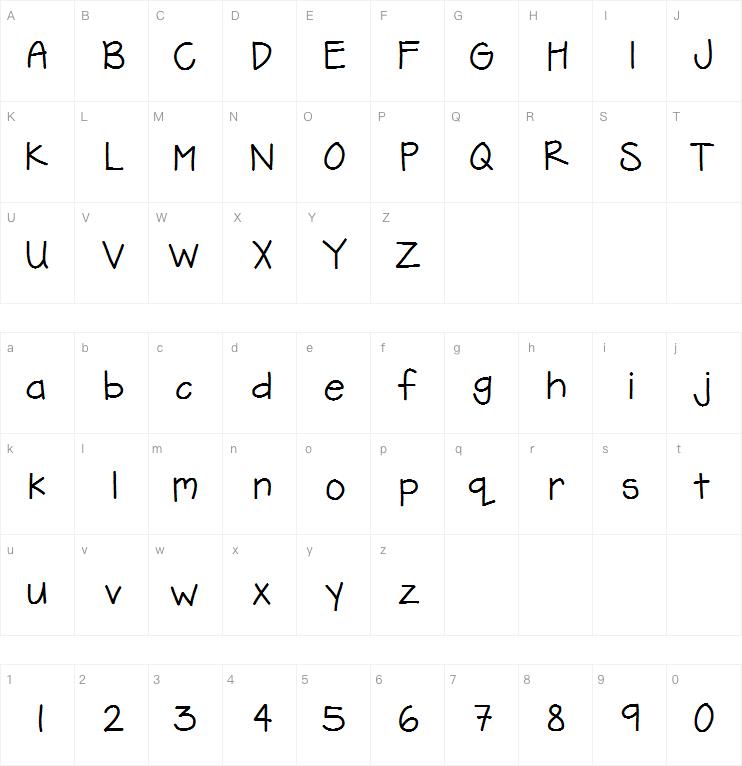 KB Freezer Burn字体