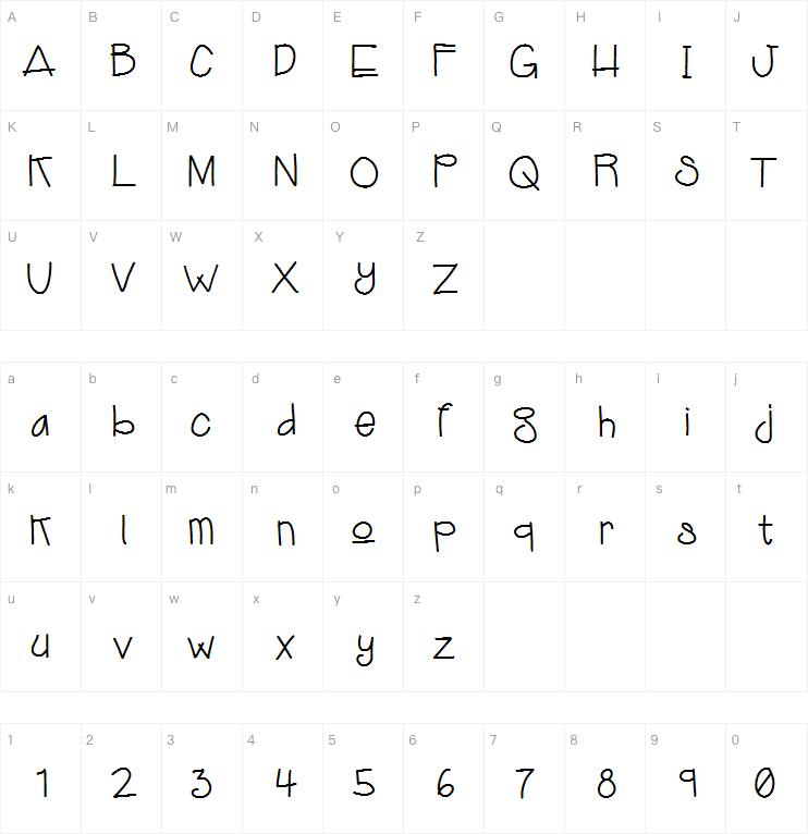 KB Jukebox字体
