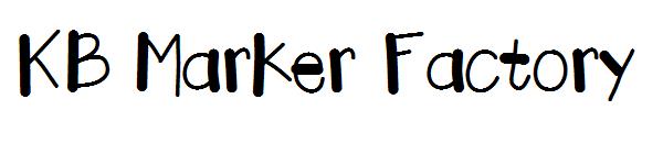KB Marker Factory字体