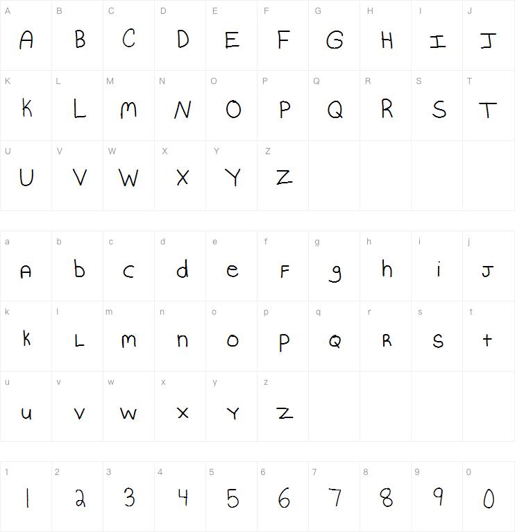 KB Mommy Dearest字体