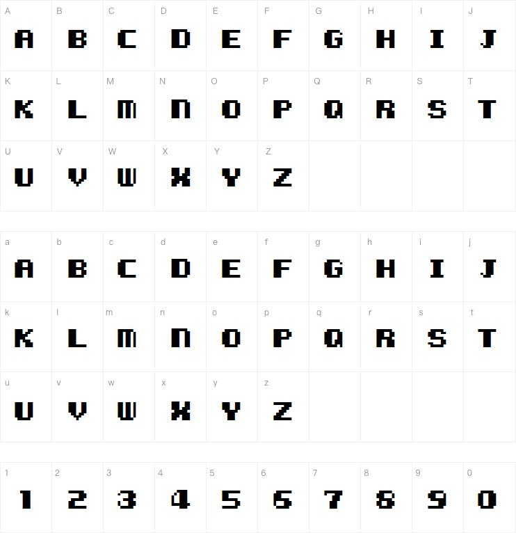 Kemco Pixel字体