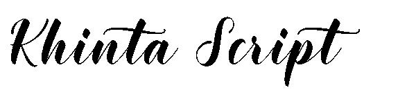 Khinta Script