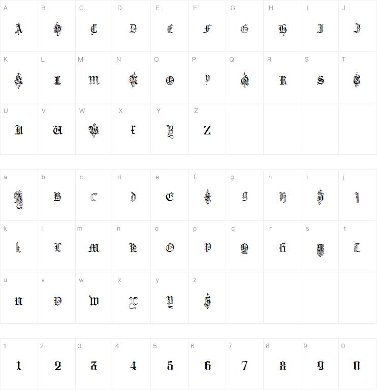 Kidnapped at German Lands Three字体