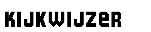 Kijkwijzer字体