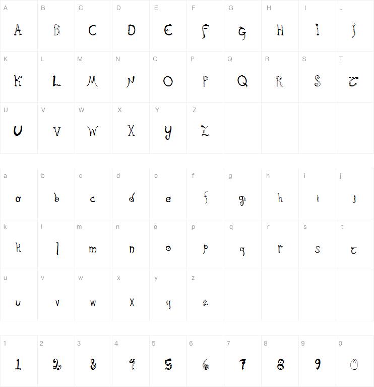 Kitbiya Amerikiya字体