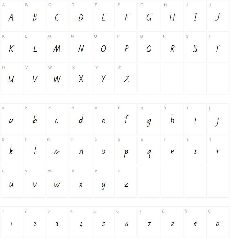 Kiwi School Handwriting字体