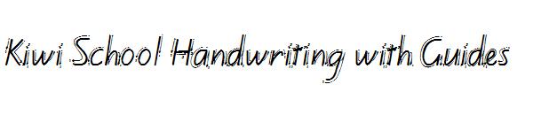 Kiwi School Handwriting with Guides字体