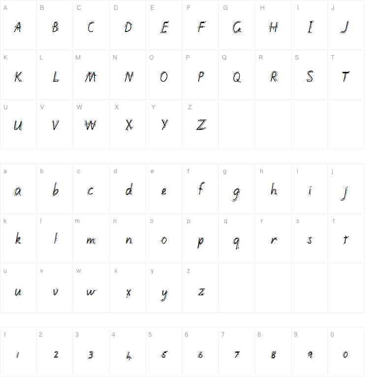 Kiwi School Handwriting with Guides字体